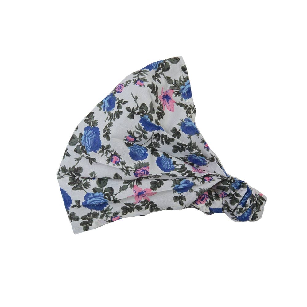 Bandeau fichu cheveux femme en coton – Large et élastique
