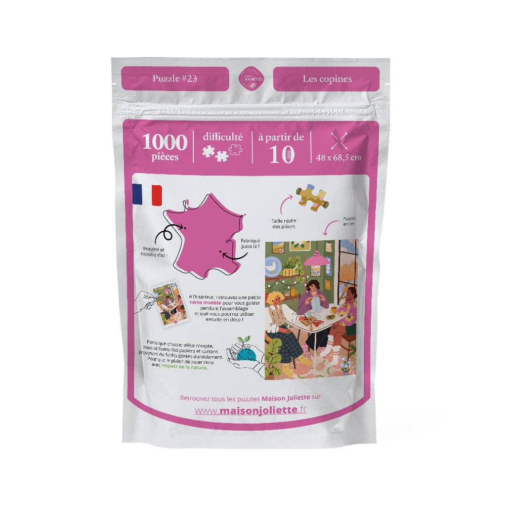 Puzzle 1000 pièces Les copines Maison Joliette