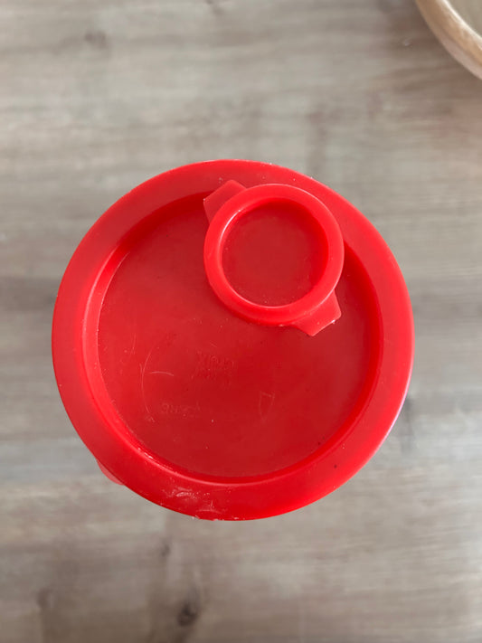 Verre doseur vintage Henkel années 70 – Motif pommes