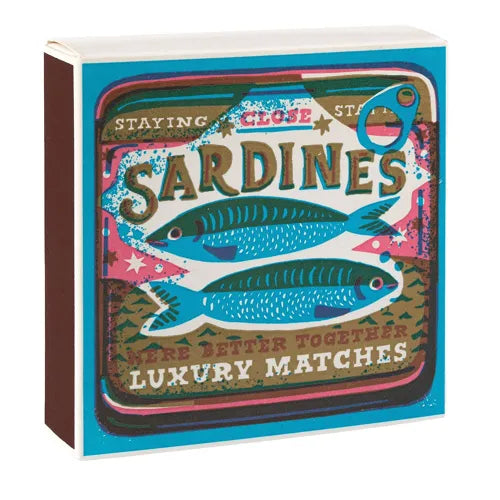 Boîte d’allumettes décorative Sardines – Archivist