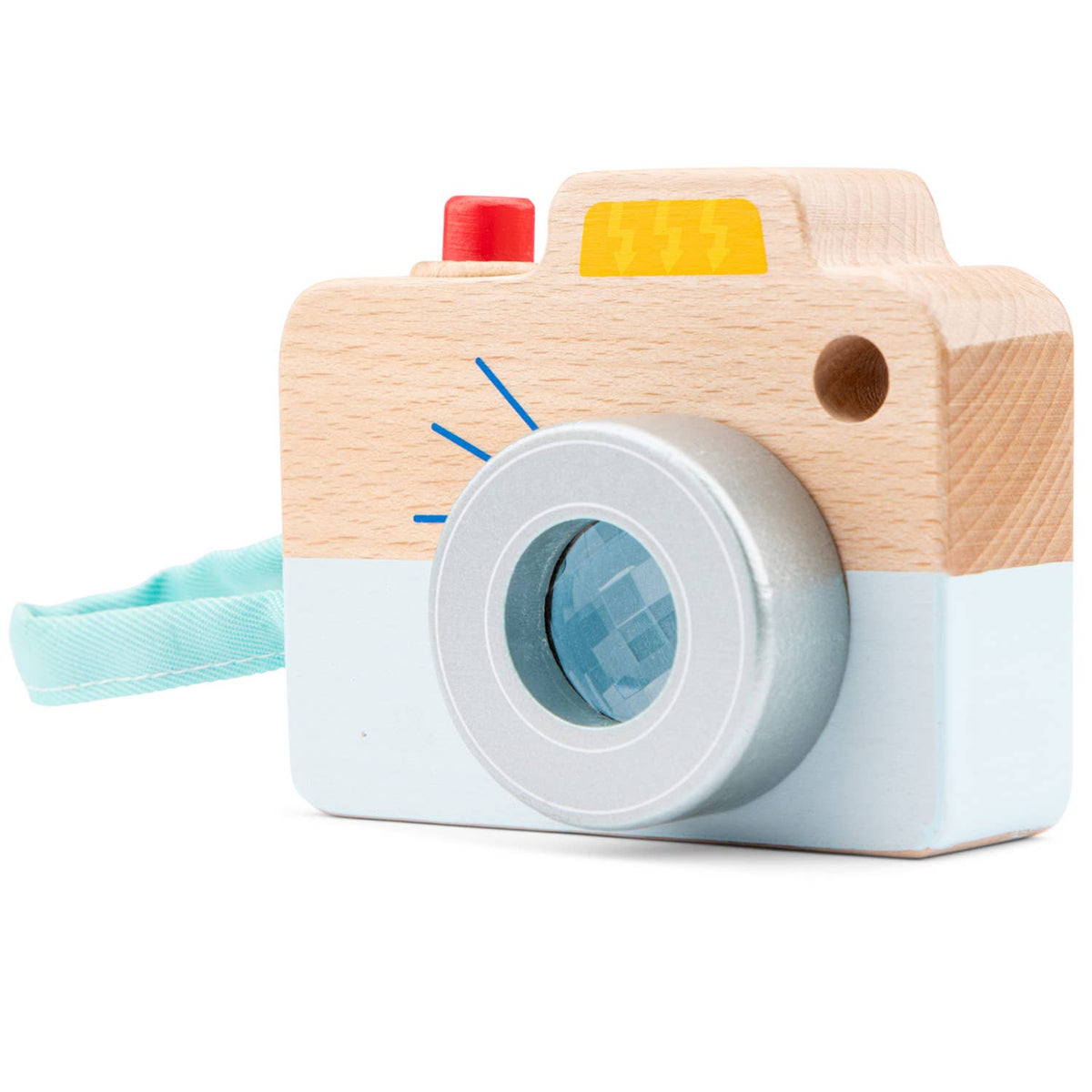 Appareil photo jouet en bois avec kaléidoscope – Woet - BobibeloAppareil photo jouet en bois avec kaléidoscope – Woet – Petit vintage – Bobibelo