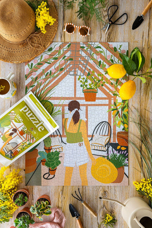 Puzzle 1000 pièces Un dimanche à la campagne Maison Joliette