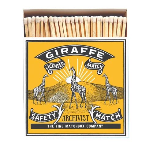 Boîte d’allumettes décorative Girafe – Archivist - bobibeloBoîte d’allumettes décorative Girafe – Archivist – OD vintage – bobibelo