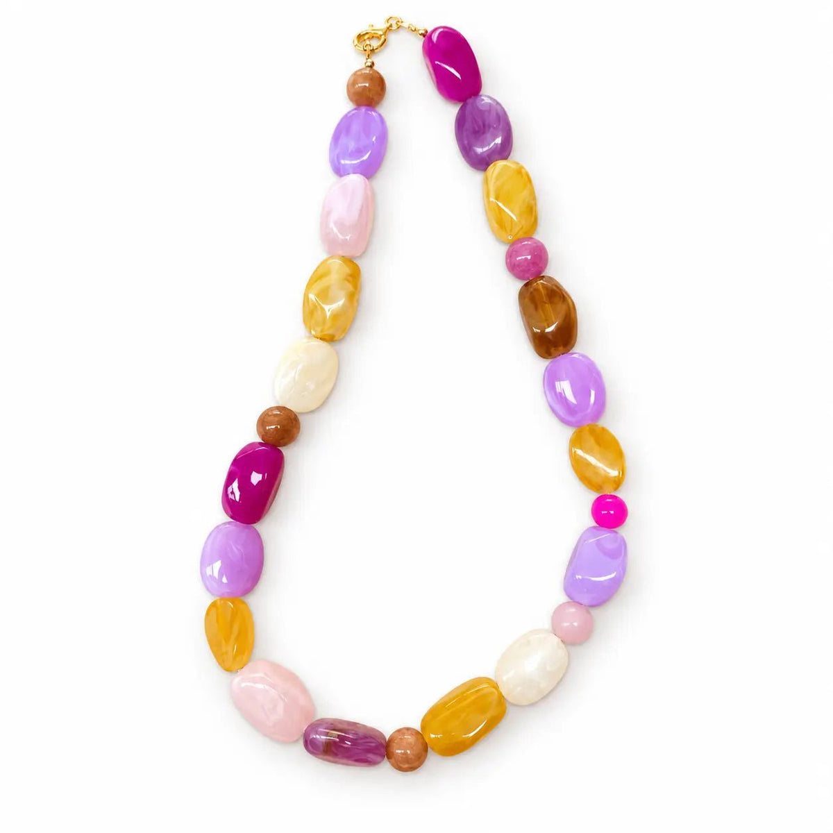 Collier Carmen multi rose – Agathe & Coco - BobibeloCollier Carmen multi rose – Agathe & Coco – SA vintage – Bobibelo