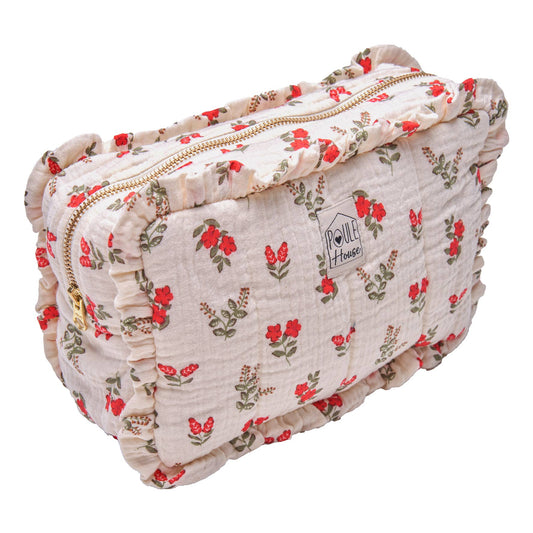 Grande trousse de toilette Marylou – Poule House - bobibeloGrande trousse de toilette Marylou – Poule House – SA vintage – bobibelo
