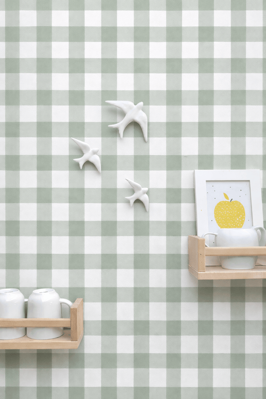 Lot de 3 hirondelles murales en céramique - bobibelo