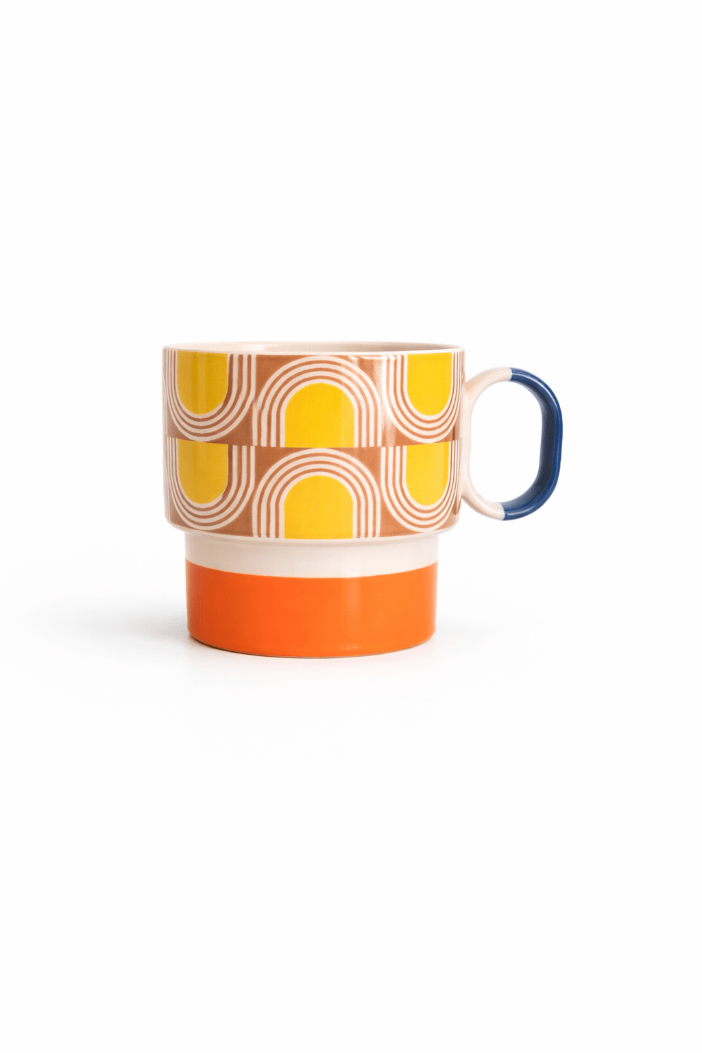 Mug empilable Orla Kiely 275 ml – Tasse céramique design rétro - bobibeloMug empilable Orla Kiely 275 ml – Tasse céramique design rétro – Vaisselle vintage – bobibelo