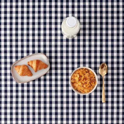 Nappe antitache Vichy en coton imperméable - bobibeloNappe antitache Vichy en coton imperméable – Text vintage – bobibelo