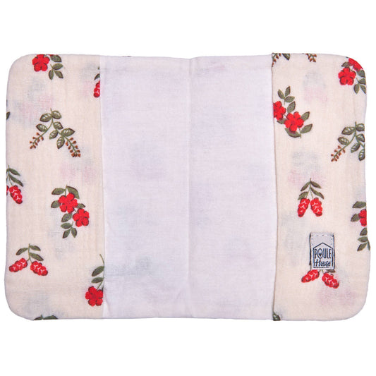 Protège-passeport – Poule House- fleurs rouges - bobibeloProtège-passeport – Poule House- fleurs rouges – SA vintage – bobibelo
