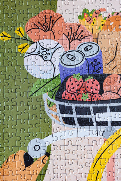 Puzzle 500 pièces À bicyclette Maison Joliette