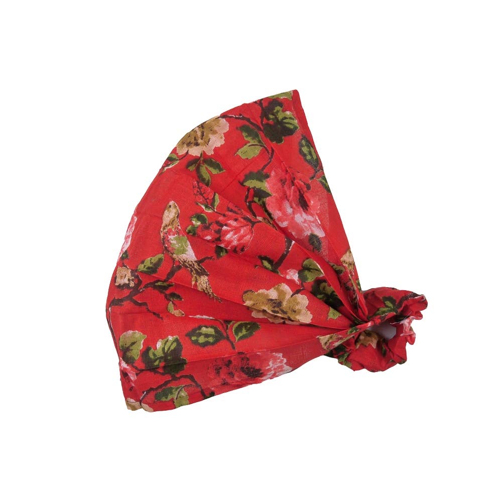 Bandeau fichu cheveux femme en coton – Large et élastique