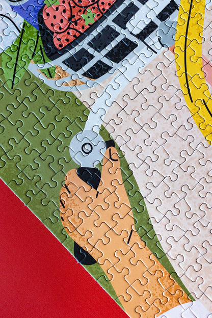 Puzzle 500 pièces À bicyclette Maison Joliette