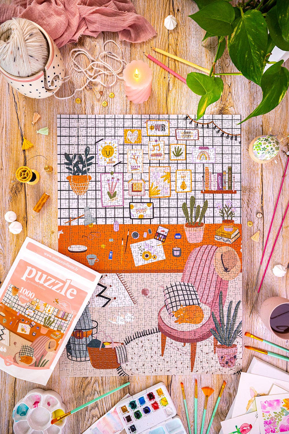 Puzzle 1000 pièces L'atelier Maison Joliette