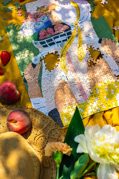 Puzzle 500 pièces À bicyclette Maison Joliette