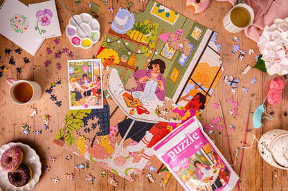 Puzzle 1000 pièces Les copines Maison Joliette
