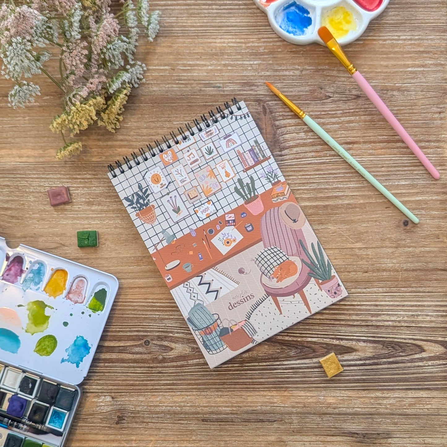 Carnet de dessin - L'atelier - Maison Joliette