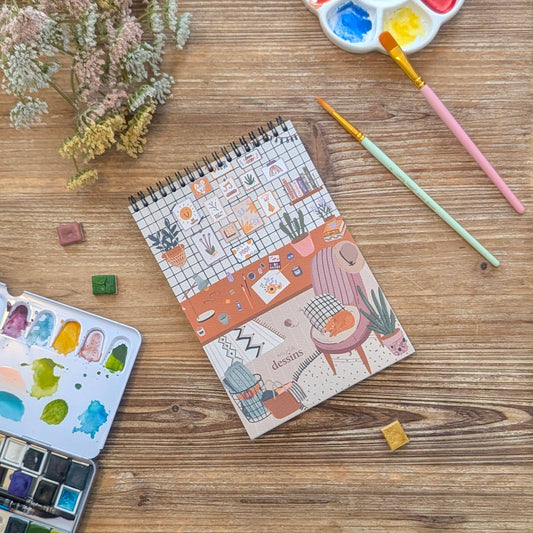 Carnet de dessin - L'atelier - Maison Joliette