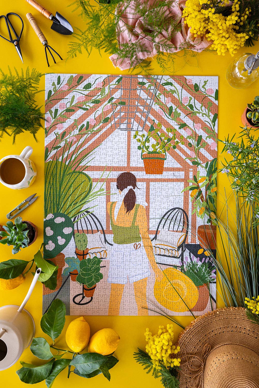 Puzzle 1000 pièces Un dimanche à la campagne Maison Joliette