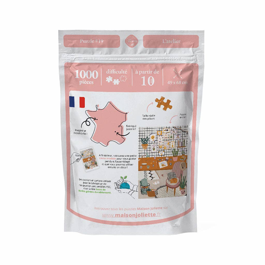 Puzzle 1000 pièces L'atelier Maison Joliette