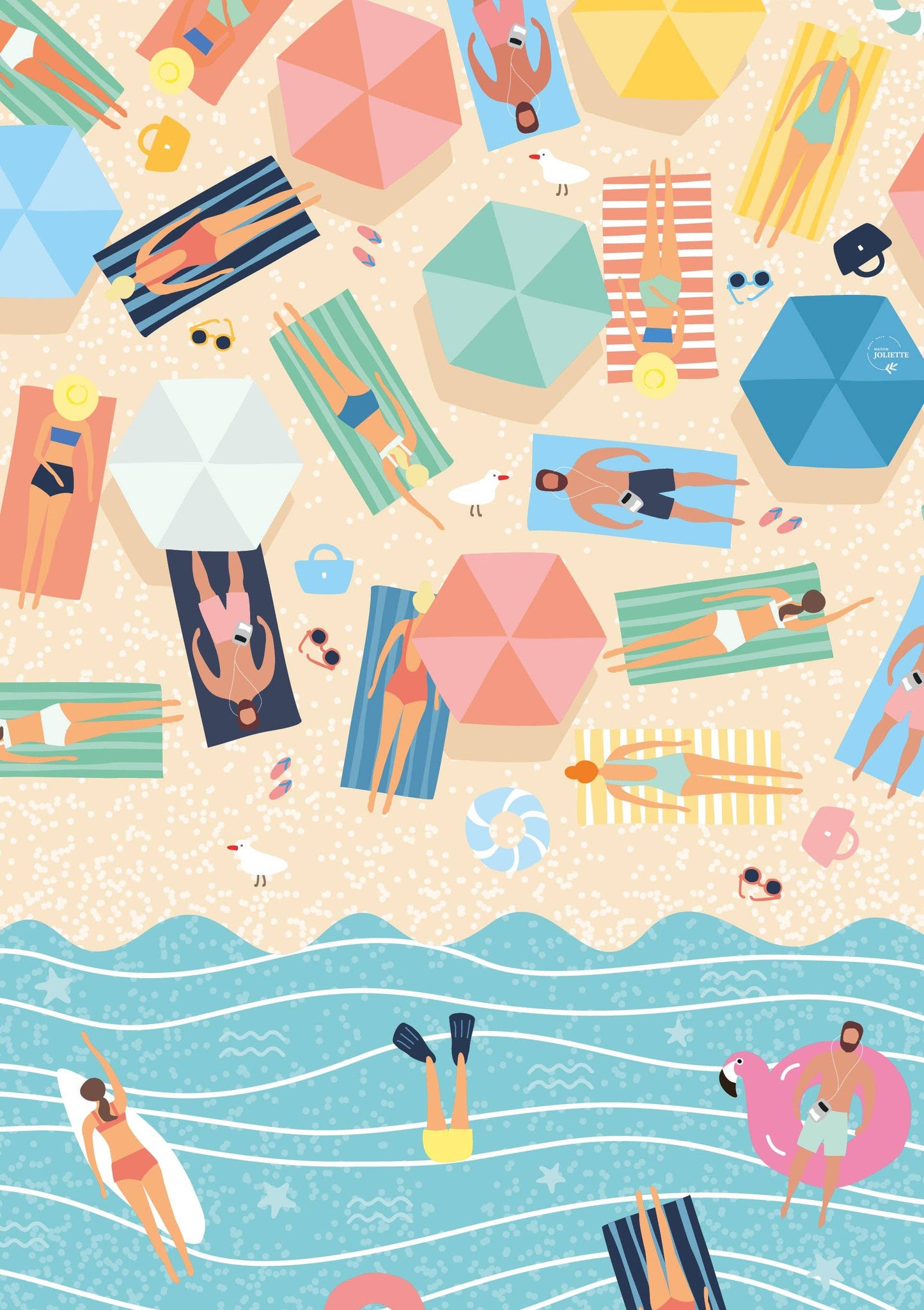 Puzzle 500 pièces – Chill & Plouf – Maison Joliette