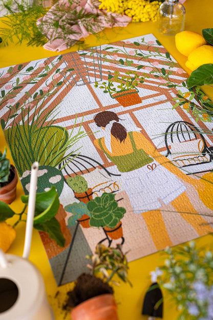 Puzzle 1000 pièces Un dimanche à la campagne Maison Joliette