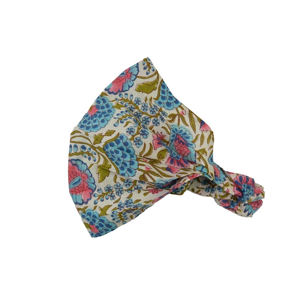 Bandeau fichu cheveux femme en coton – Large et élastique