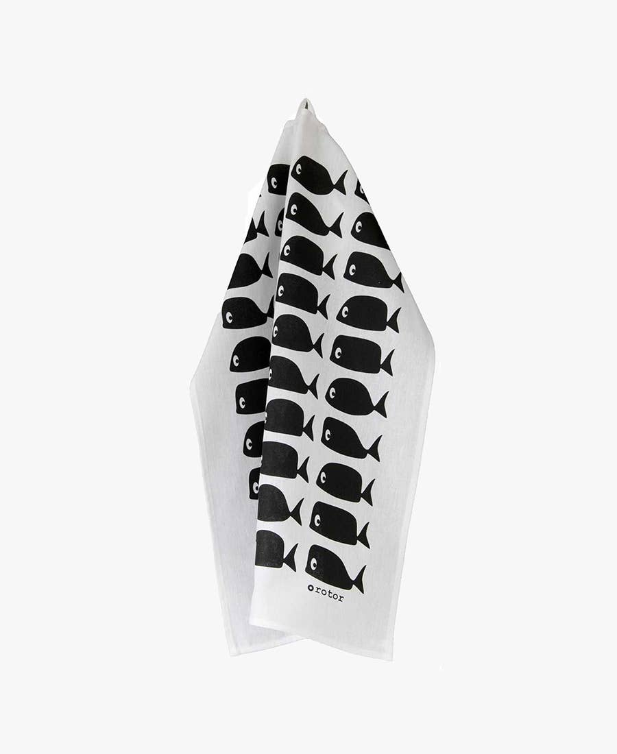 Torchon de cuisine Whale 
