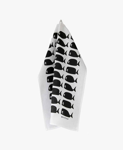 Torchon de cuisine Whale 