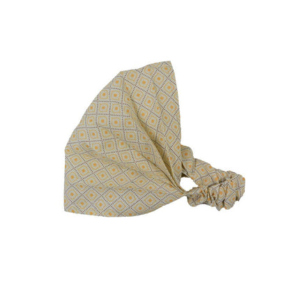 Bandeau fichu cheveux femme en coton – Large et élastique