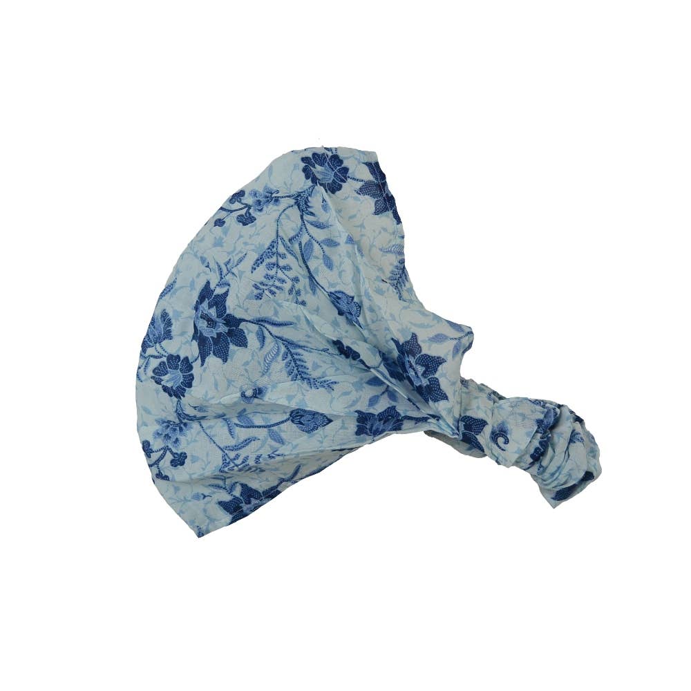Bandeau fichu cheveux femme en coton – Large et élastique