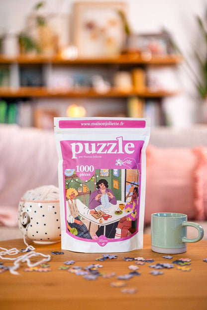 Puzzle 1000 pièces Les copines Maison Joliette
