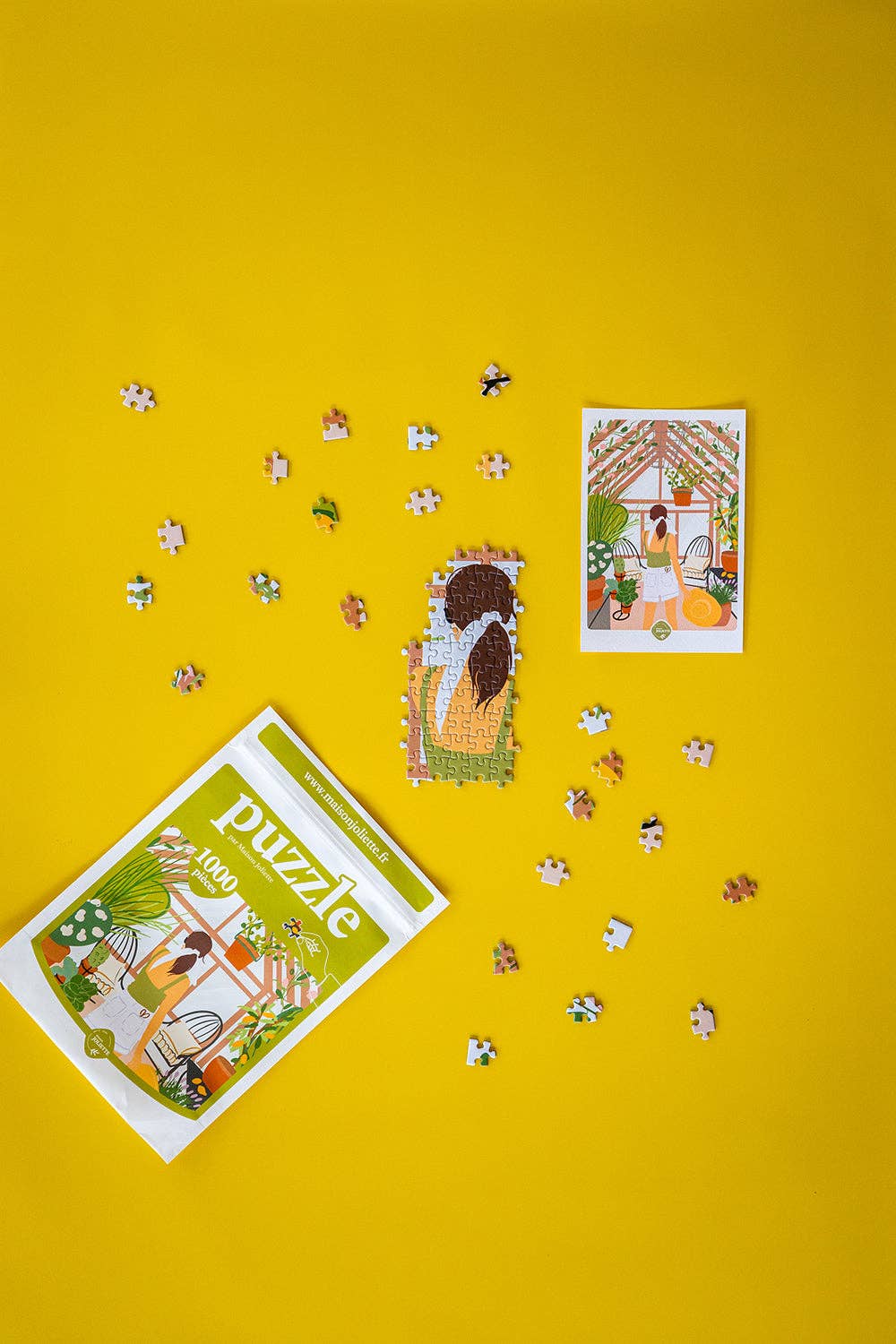 Puzzle 1000 pièces Un dimanche à la campagne Maison Joliette