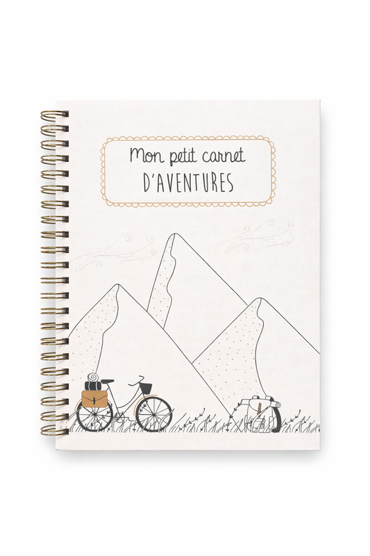 Carnet d’aventures A5 illustré – Cahier créatif et inspirant