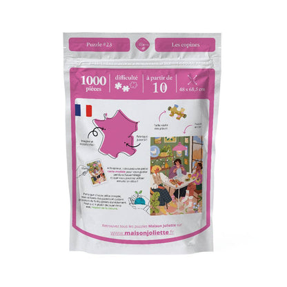 Puzzle 1000 pièces Les copines Maison Joliette