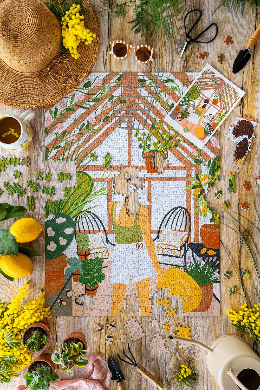 Puzzle 1000 pièces Un dimanche à la campagne Maison Joliette