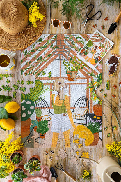 Puzzle 1000 pièces Un dimanche à la campagne Maison Joliette