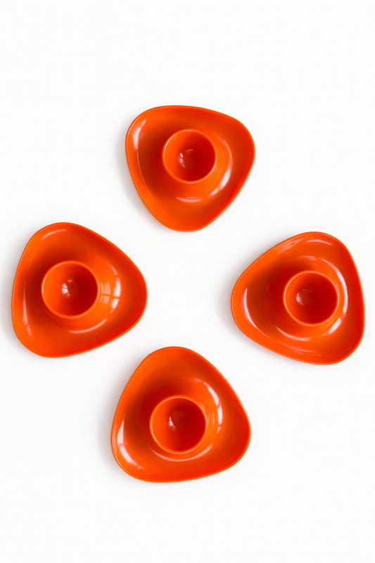 Lot de 4 coquetiers Années 70