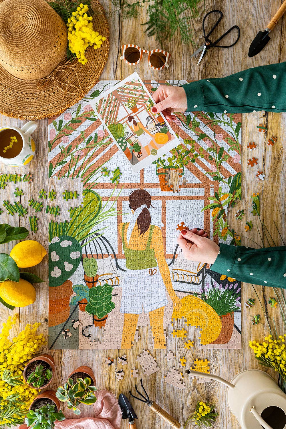 Puzzle 1000 pièces Un dimanche à la campagne Maison Joliette