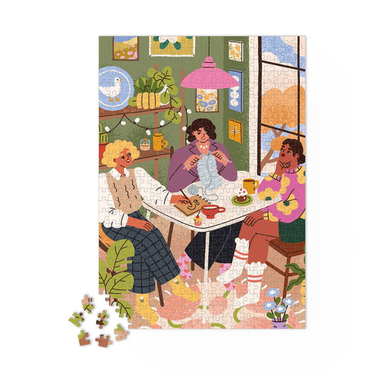 Puzzle 1000 pièces Les copines Maison Joliette