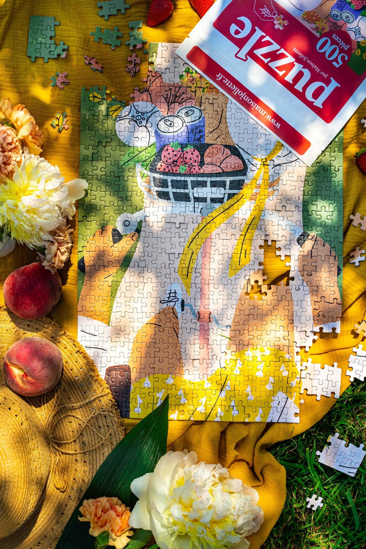 Puzzle 500 pièces À bicyclette Maison Joliette