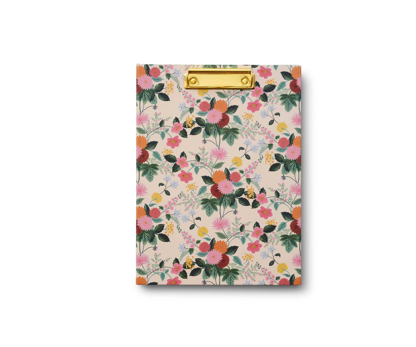 Porte-documents à pince Dahlia Rifle Paper Co à motif floral