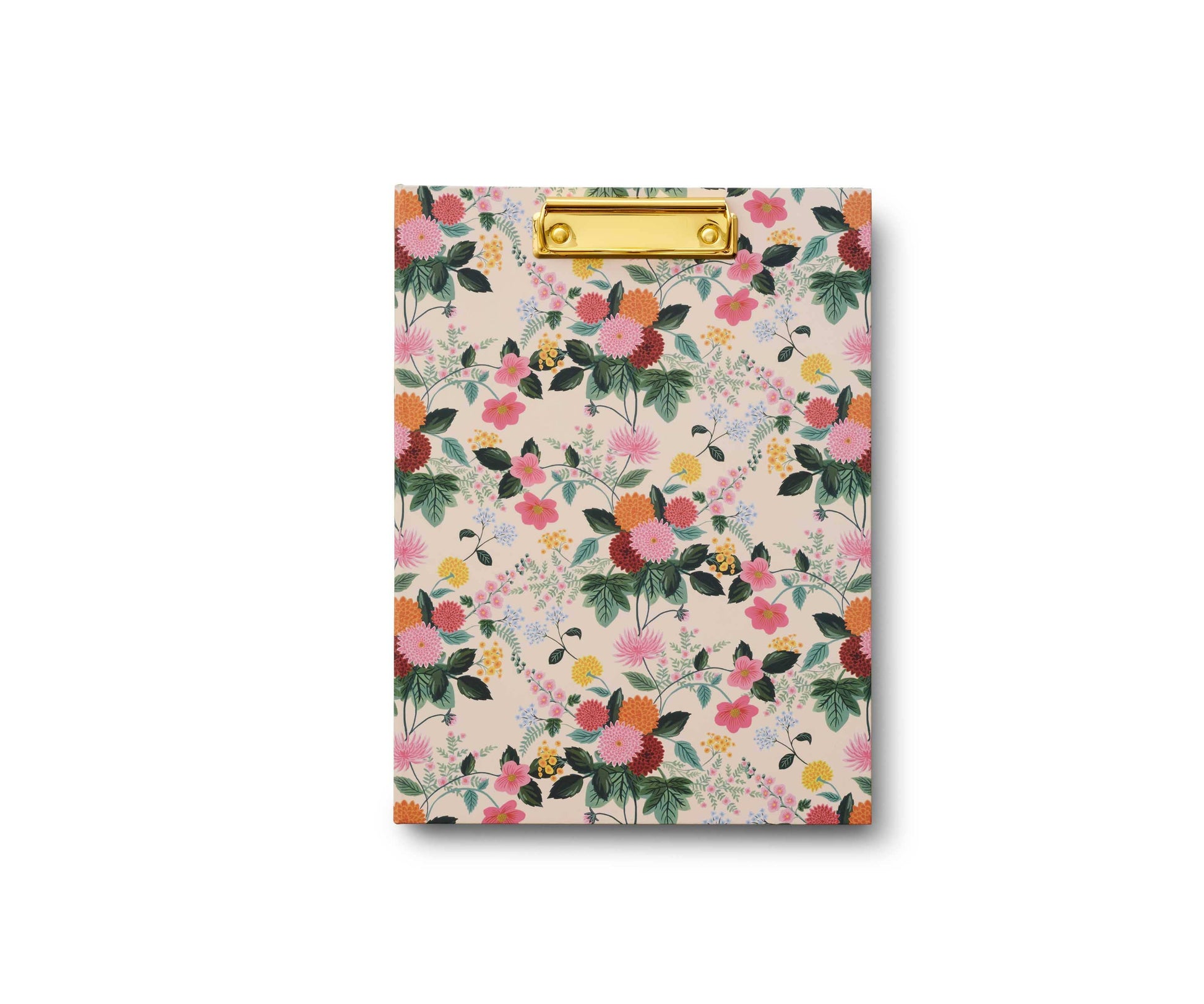 Porte-documents à pince Dahlia Rifle Paper Co à motif floral