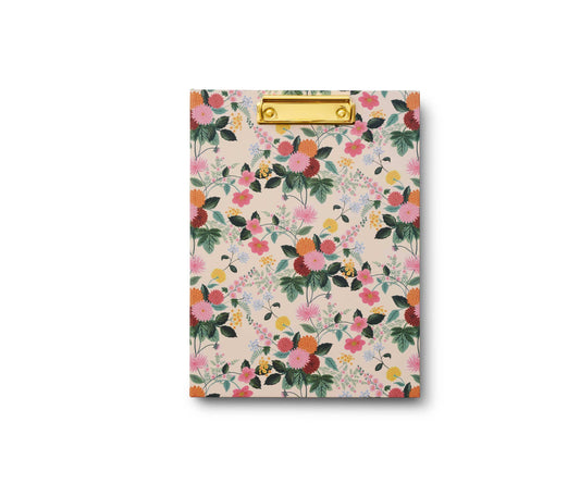 Porte-documents à pince Dahlia Rifle Paper Co à motif floral