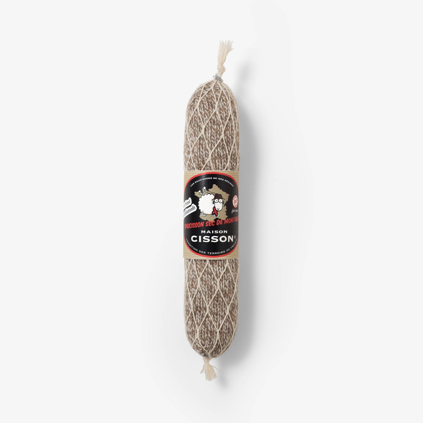 Saucisson sec de montagne en laine – Maison Cisson