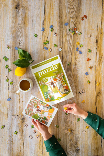 Puzzle 1000 pièces Un dimanche à la campagne Maison Joliette