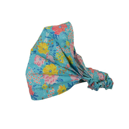 Bandeau fichu cheveux femme en coton – Large et élastique