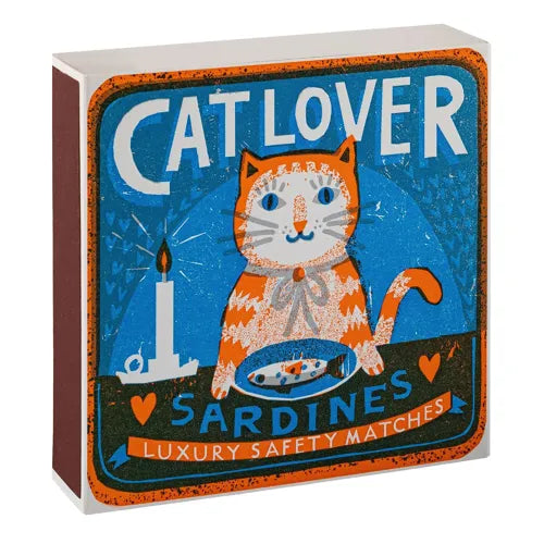 Boîte d’allumettes décorative Cat lover– Archivist