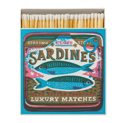 Boîte d’allumettes décorative Sardines – Archivist