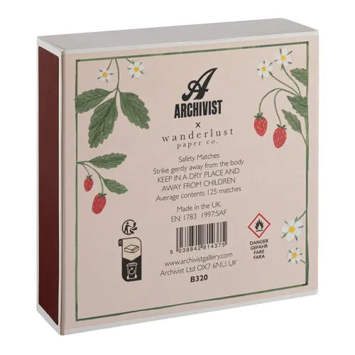 Boîte d’allumettes décorative Fraise – Archivist