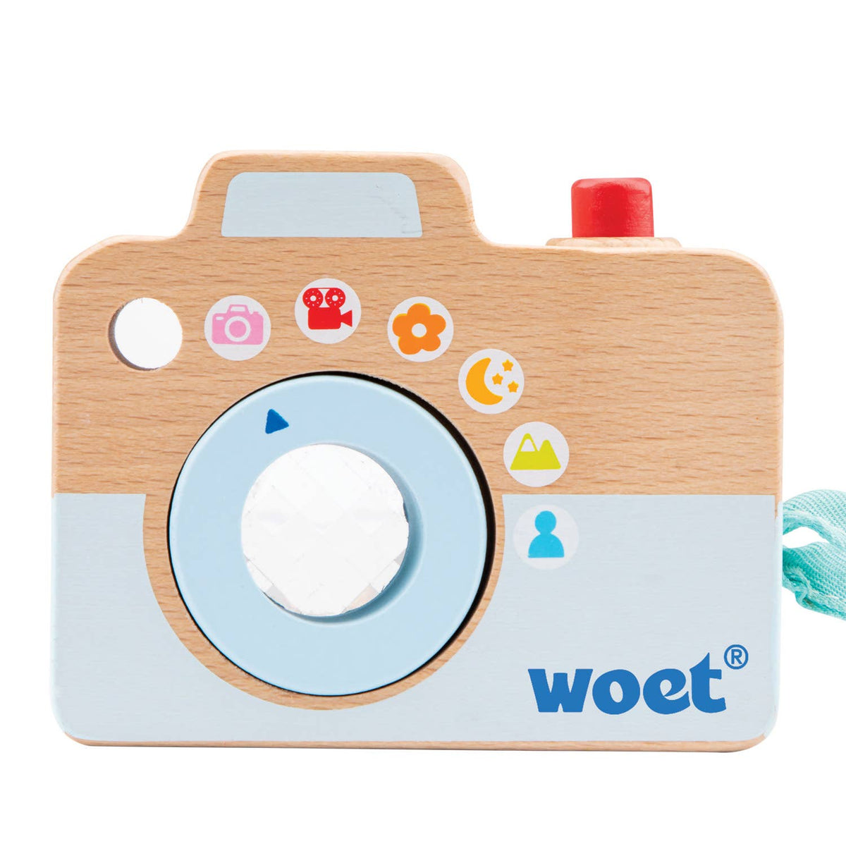 Appareil photo jouet en bois avec kaléidoscope – Woet - BobibeloAppareil photo jouet en bois avec kaléidoscope – Woet – Petit vintage – Bobibelo